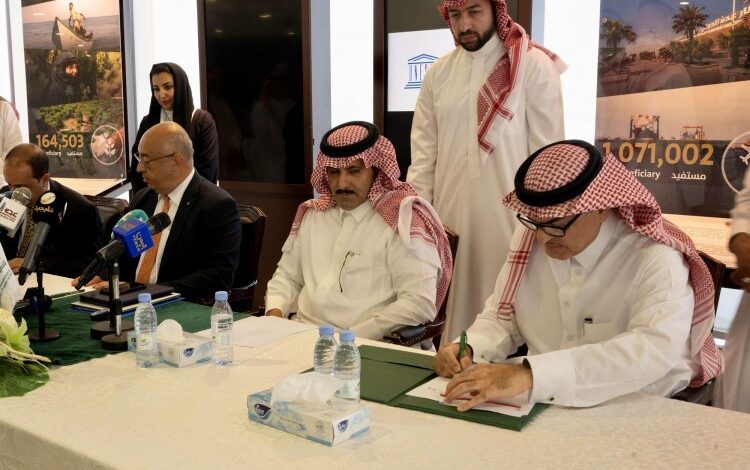 البرنامج السعودي لتنمية وإعمار اليمن يدشن مشروع ترميم قصر سيئون في حضرموت
