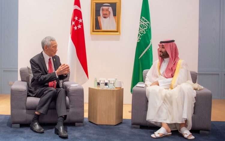 ولي العهد يلتقي رئيس وزراء سنغافورة على هامش قمة منتدى التعاون الاقتصادي لآسيا والمحيط الهادئ