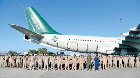 القوات السعودية تصل إلى اليونان للمشاركة في مناورات «عين الصقر»
