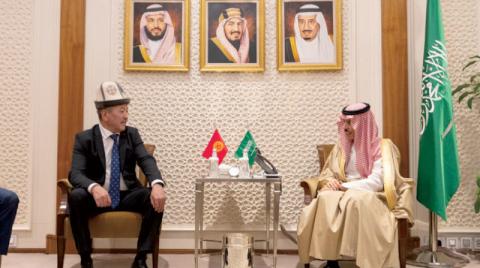 بن فرحان وعلييف يستعرضان تعزير العلاقات السعودية ـ القرغيزية