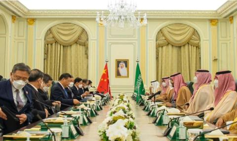 ولي العهد السعودي والرئيس الصيني يعقدان جلسة مباحثات رسمية