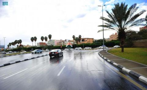 أمطار في عدد كبير من المناطق السعودية