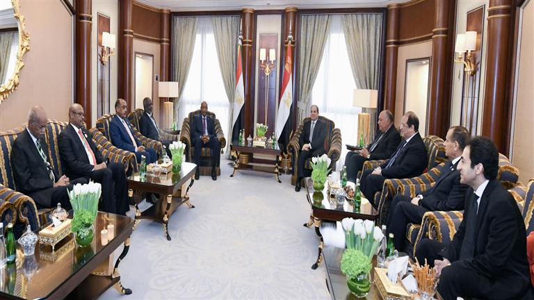 السيسي يعلن دعم مصر للاتفاق الإطاري بشأن الفترة الانتقالية بالسودان