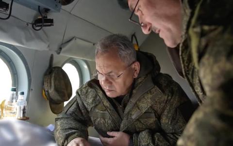 وزير الدفاع الروسي زار منطقة العمليات في أوكرانيا