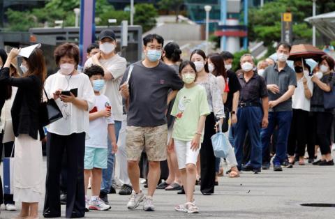 كوريا الجنوبية تسجل أعلى حصيلة إصابات بـ«كورونا» في 3 أشهر
