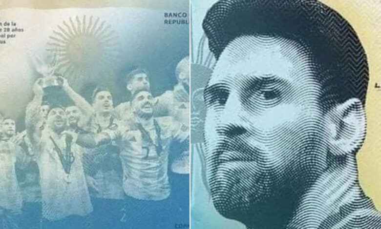 هل أصدر المركزي الأرجنتيني عملة عليها صورة ميسي؟