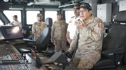 سفينة جلالة الملك «الدرعية» تنضم إلى أسطول البحرية السعودية