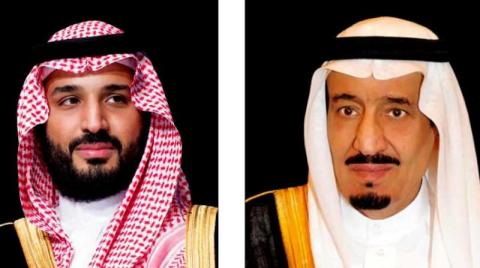 القيادة السعودية تعزي أمير الكويت في وفاة الشيخ فواز الصباح