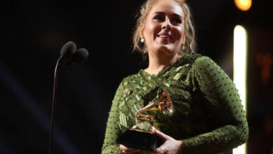 Singer Adele during The 59th GRAMMY Awards at STAPLES Center on February 12, 2017 in Los Angeles, California. Christopher Polk/Getty Images for NARAS/AFP Christopher Polk / GETTY IMAGES NORTH AMERICA / Getty Images via AFP