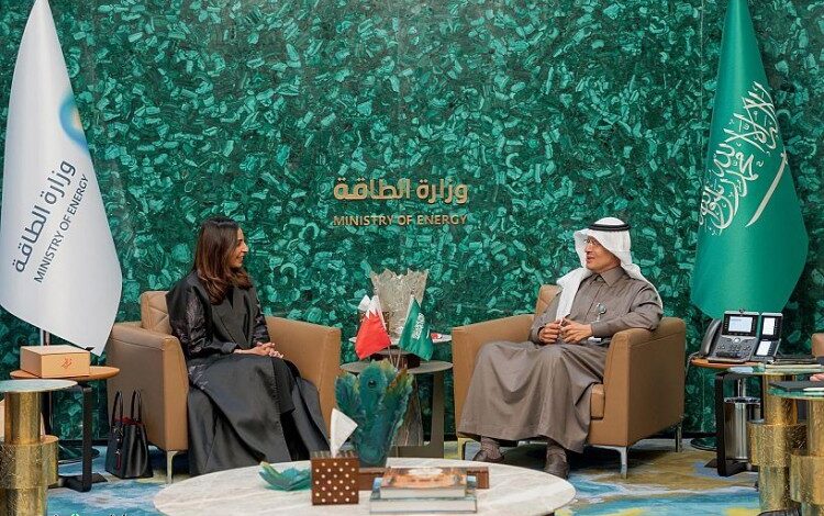 وزير الطاقة يناقش مع وزيرة التنمية المستدامة في مملكة البحرين مجالات التعاون بين البلدين