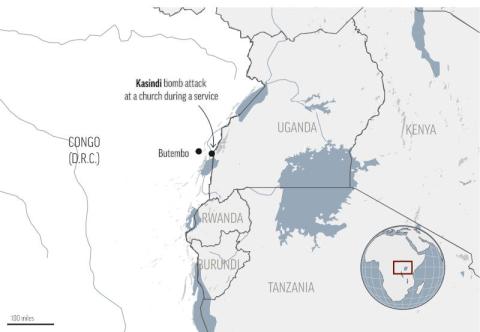 «داعش» يتبنى هجوما على كنيسة بشرق الكونغو