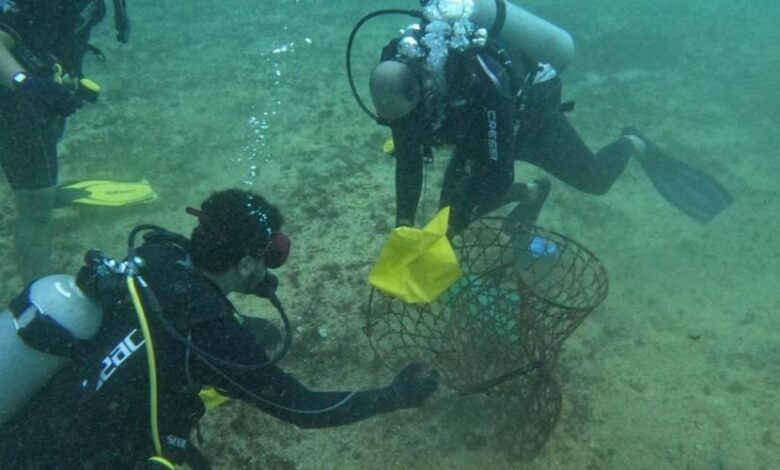 بدء حملة لتنظيف الشعاب المرجانية في مرباط