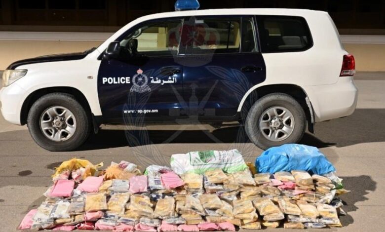 "الشرطة" تضبط 140 كيلوجراما من المواد المخدرة بجنوب الشرقية
