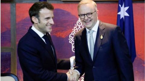 اجتماع فرنسي أسترالي لإعادة الثقة بعد أزمة الغواصات