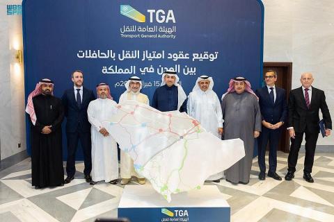 PTA توقع أكبر عقد لمشروع النقل بالحافلات بين المدن في المملكة العربية السعودية