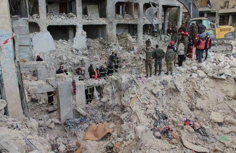 منظمة الصحة العالمية ترسل أطباء وإمدادات إلى منطقة الزلزال في تركيا وسوريا