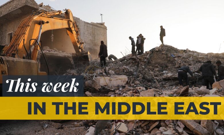 جولة حول الشرق الأوسط: الناجون من زلزال تركيا وسوريا المحتاجون |  أخبار