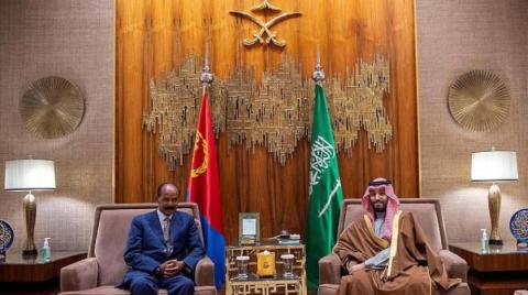 ولي العهد السعودي يبحث مع رئيس إريتريا العلاقات الثنائية في الرياض