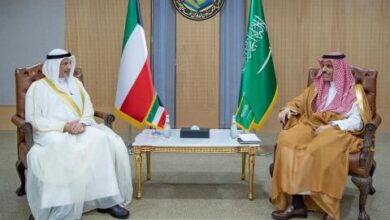 وزير الخارجية السعودي يجري مباحثات مع نظيره الكويتي في الرياض