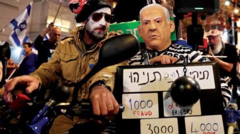 إسرائيليون يحتجون لمنع رحلة نتنياهو إلى برلين