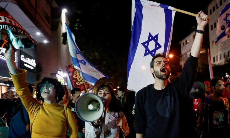 احتجاجات اسرائيل
