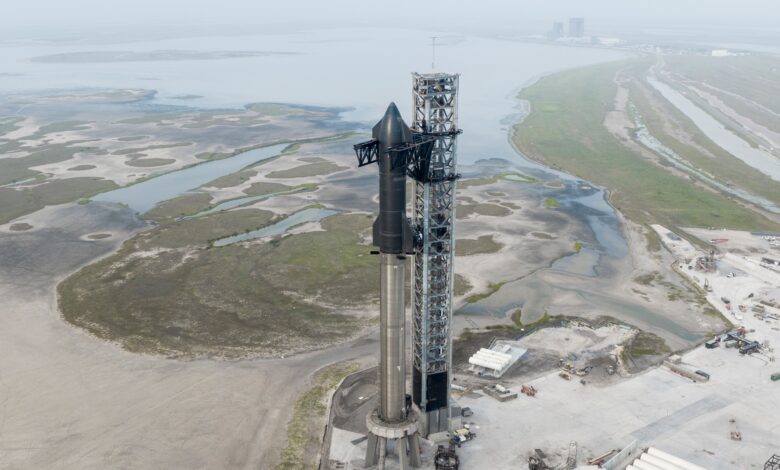 شركة سبيس إكس تختبر أول تجربة لإطلاق المركبة الفضائية العملاقة