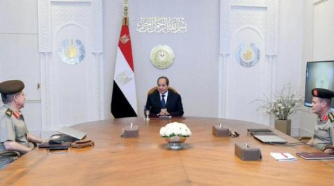 رئيس مصر يؤكد أهمية "المشروعات القومية"