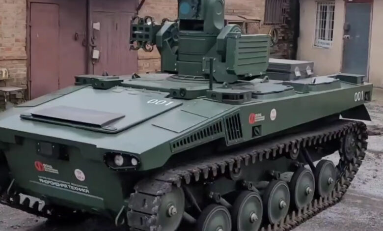 نيوزويك: مركبة روسية مسيّرة محملة بصواريخ لمواجهة دبابات أبرامز وليوبارد