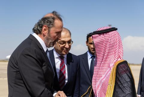 وزير الخارجية السعودي يصل دمشق في زيارة رسمية