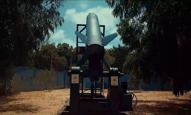 مناورة صاروخية في غزة