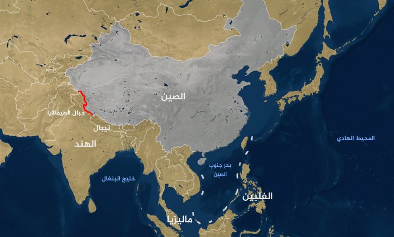 خريطة الصين الجديدة تحيي نزاعات الحدود مع الجوار