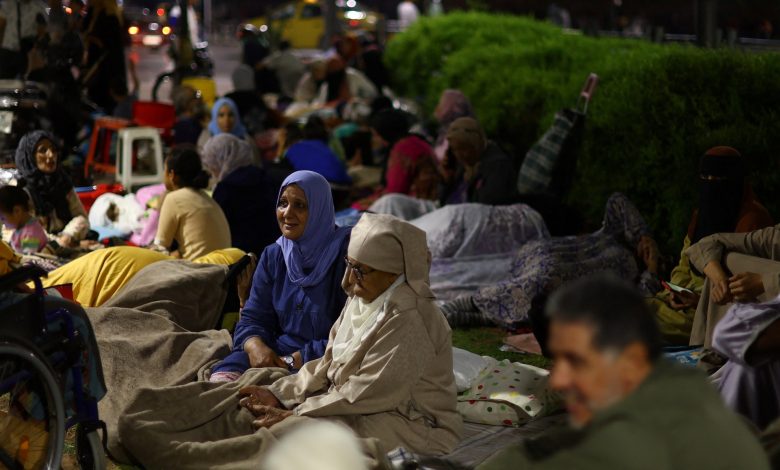 الجزيرة نت تنقل أوضاع سكان مراكش في الليلة الثانية بعد الزلزال