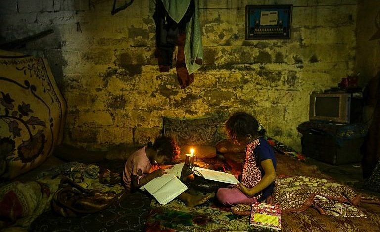 انقطاع الكهرباء في غزة