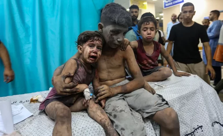 الأطفال في غزة