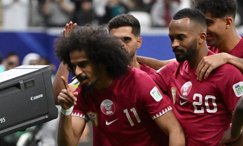 شاهد.. قطر تنهي مغامرة فلسطين وتبلغ ربع نهائي كأس آسيا