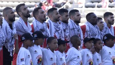 شاهد.. منتخب فلسطين يحقق الانتصار على نجوم جنوب أفريقيا في مباراة خيرية