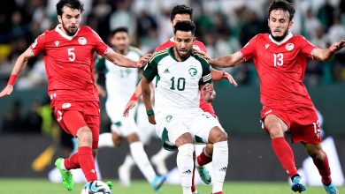 مباشر.. مباراة السعودية ضد طاجيكستان في التصفيات الآسيوية لمونديال 2026