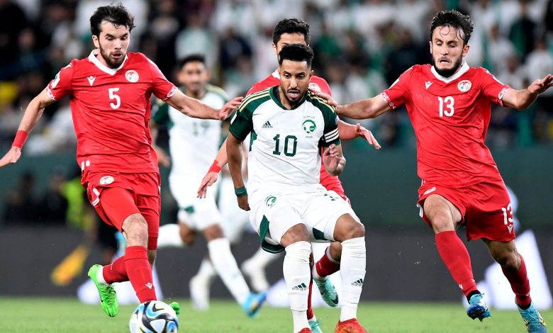 مباشر.. مباراة السعودية ضد طاجيكستان في التصفيات الآسيوية لمونديال 2026