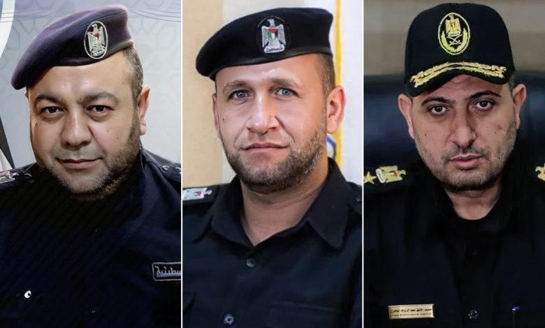 قصة الثلاثة الذين استشهدوا.. ماذا وراء استهداف قادة الشرطة بغزة؟