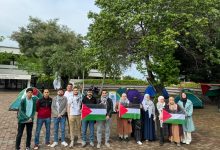 طلاب الجامعات التركية يعتصمون لأجل غزة وفلسطين