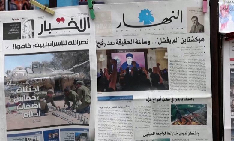 كيف يتناول الإعلام اللبناني احتمالات الحرب بين حزب الله وإسرائيل؟