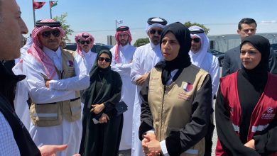قطر تسلّم الأردن 55 طنا من المساعدات الإغاثية لقطاع غزة