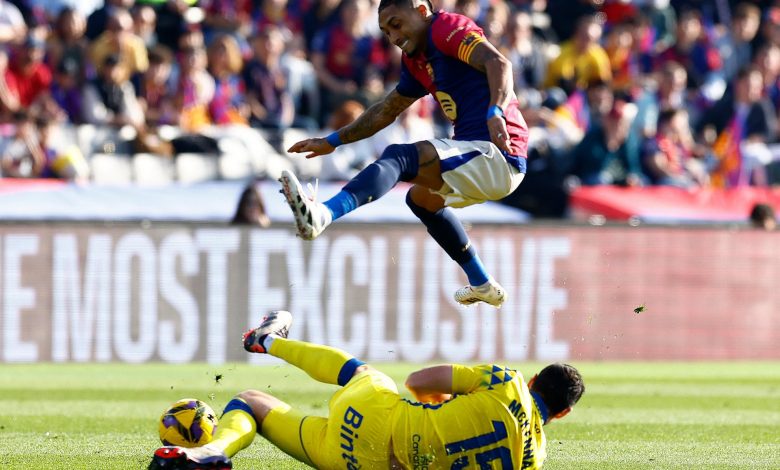 مباشر..مباراة برشلونة ضد لاس بالماس (0-1) في الدوري الإسباني