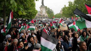 من ساحة الجمهورية.. الحراك الفرنسي يتضامن مع لبنان وفلسطين