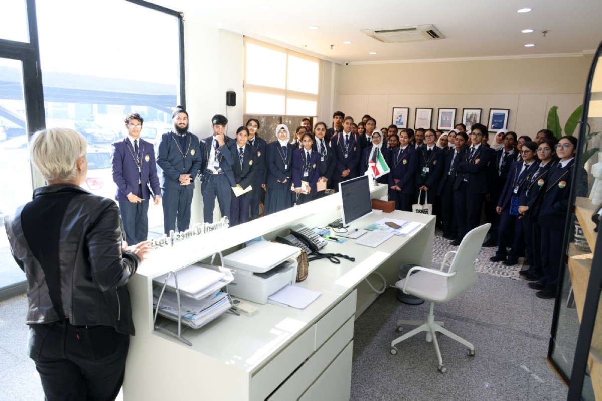 Indian Language Students Visit Kuwait Times and Kuwait News for Media Tour