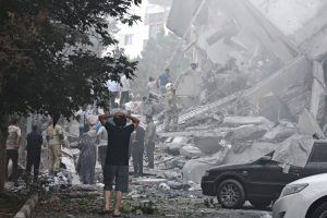 An Israeli attack 